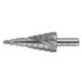 Сверло ступенчатое, GARWIN INDUSTRIAL, 102580-4-20-9 (4,0-20,0 мм), 9 ступеней, HSS-Co5, со спиральной канавкой