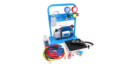 Комплект для заправки кондиционеров, compact с функцией заправки масла ОДА Сервис AC-3014