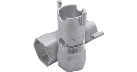 Thorvik BS6P55B Ключ трубчатый ступичный шестигранный, 55 мм, 145 мм, с двумя штифтами