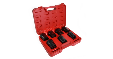 Набор головок для монтажа/демонтажа гайки крепления колесной ступицы Car-Tool CT-H010