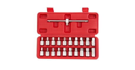Набор головок для маслосливных пробок ROSSVIK ST095 (21 предметов)