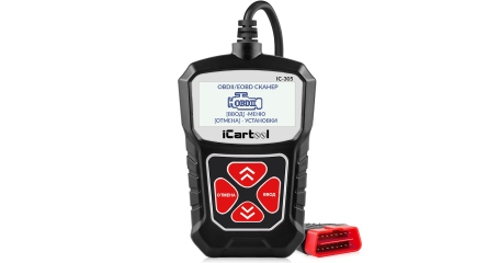 Портативный диагностический сканер по протоколу OBDII iCartool IC-305