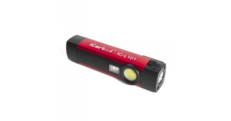 Фонарь светодиодный аккумуляторный с УФ-подсветкой iCartool IC-L101