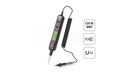 Тестер напряжения и обрыва цепи автомобильный AC/DC 300В iCartool IC-U100B