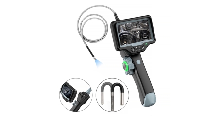 Видеоэндоскоп управляемый, экран 4.5", 1Мп, 1280х720, 1м, 4мм зонд, 360° iCartool IC-VC1042W