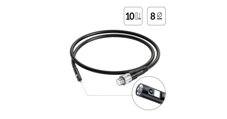 Зонд для видеоэндоскопа iCartool IC-V112A, 2 камеры, 10 м, 8 мм iCartool IC-VP112A-10-8-2