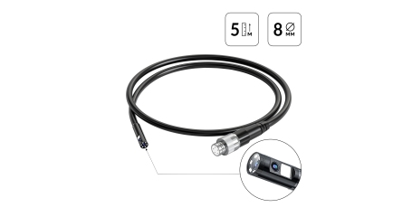 Зонд для видеоэндоскопа iCartool IC-V112A, 2 камеры, 5м, 8 мм iCartool IC-VP112A-5-8-2