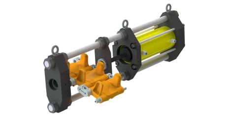 Выпрессовщик пальцев траковых цепей 100т. ОДА Сервис ODA-T1339
