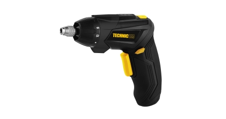 Отвёртка аккумуляторная TECHNICOM TC-CS106, 4В, 1.3Ач, 200 об/мин, LED фонарь, 10+1 ступеней крутящего момента