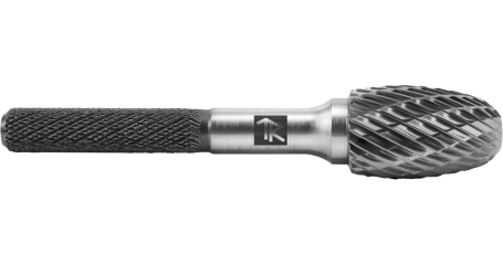 Thorvik TRRBE10160661-2  Борфреза твердосплавная овальная, тип E, 10 мм, двойная насечка, в боксе