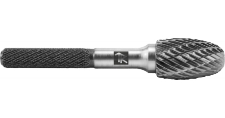 Thorvik TRRBE12200665-2  Борфреза твердосплавная овальная, тип E, 12 мм, двойная насечка, в боксе