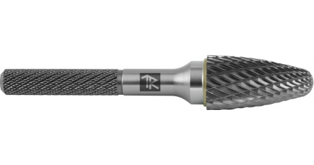 Thorvik TRRBF12250670-2  Борфреза твердосплавная гиперболическая, тип F, 12 мм, двойная насечка, в боксе