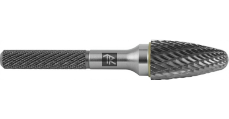 Thorvik TRRBF12250670-2  Борфреза твердосплавная гиперболическая, тип F, 12 мм, двойная насечка, в боксе