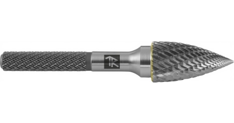 Thorvik TRRBG12250670-2  Борфреза твердосплавная гиперболическая с заостренным концом, тип G, 12 мм, двойная насечка, в боксе