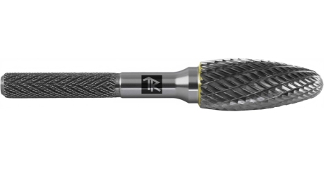 Thorvik TRRBH06180663-2 Борфреза твердосплавная пламевидная, тип H, 6 мм, двойная насечка, в боксе