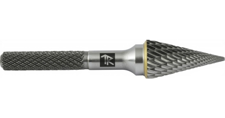 Thorvik TRRBM10200665-2  Борфреза твердосплавная коническая, тип M, 10 мм, двойная насечка, в боксе