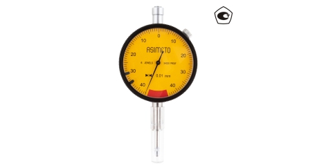 ASIMETO 422-01-0-П Индикатор часового типа 0,8 мм, 0,01 мм,однооборотный, с поверкой