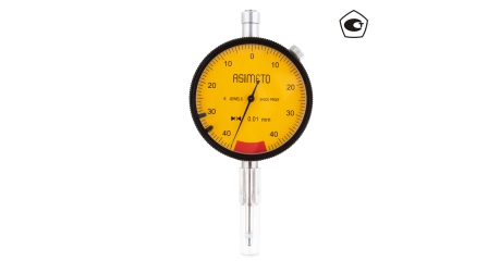 ASIMETO 422-01-0-П Индикатор часового типа 0,8 мм, 0,01 мм,однооборотный, с поверкой