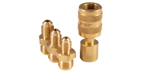 Набор переходников для заправки автокондиционеров Volvo, 4 предмета МАСТАК 105-40044