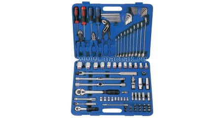 Набор инструментов универсальный, дюймовый, 85 предметов KING TONY 7085SR