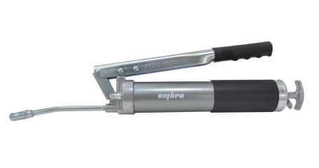 Шприц для консистентной смазки, 2-х плунжерный 400 мл OMBRA A90056