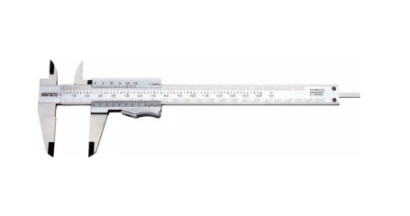 ASIMETO 351-06-0-П Штангенциркуль нониусный тип 1; 0,05 мм, 0-150 мм, с зажимом с поверкой