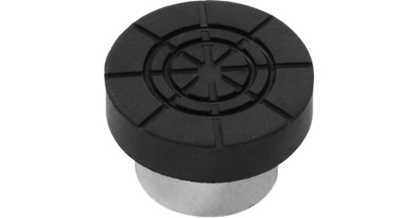 Адаптер бутылочного домкрата с резиновой накладкой для штока D-23 мм Ombra OHT1056A-23