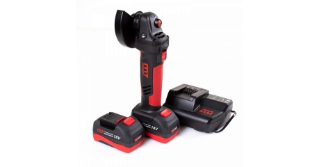 MIGHTY SEVEN Аккумуляторная угловая шлифовальная машина (УШМ), 125мм, 18В, кейс