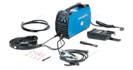 Аппарат сварочный инверторный NORDBERG WT200 (TIG+MMA, 220V)