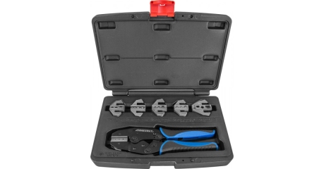 AR030058 Клещи обжимные со вставками в наборе, 7 предметов
