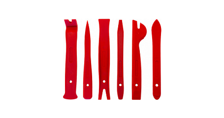 Набор приспособлений для демонтажа декоративных панелей салона автомобиля Thorvik AURTS6 , 6 предметов