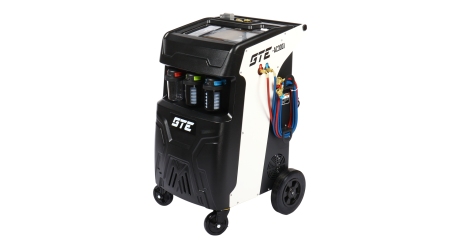 Автоматическая установка для заправки кондиционеров GTE-AC3001N с функцией промывки, с подогревом баллона, сенсор. дисплей, R-134a, 120 л/мин. 