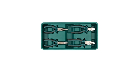 Набор инструмента ROSSVIK LST004 (шарнирно-губцевый), ложемент, 4 предмета