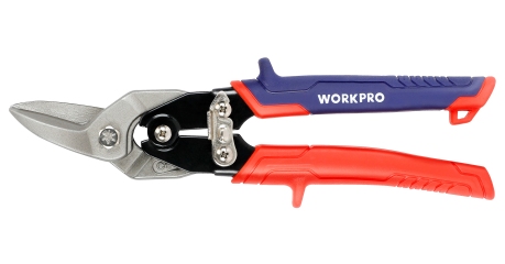 Ножницы по жести авиационные 250мм левые проф WP214020 WORKPRO