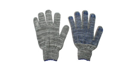 GARWIN PRO PGT-040 Перчатки 10 класс (4 нити) с ПВХ Графит