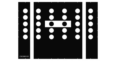 Мишень калибровочная Autel ADAS, CSC0601/01, для систем предупреждения о сходе с полосы VW, для MA60