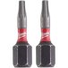 Бита Milwaukee Shockwave TX10 25мм 2шт (4932430871)