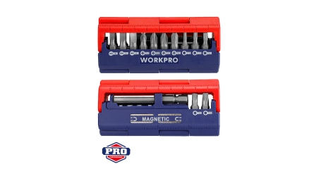 Биты с держателем 13 предметов WP221062 WORKPRO