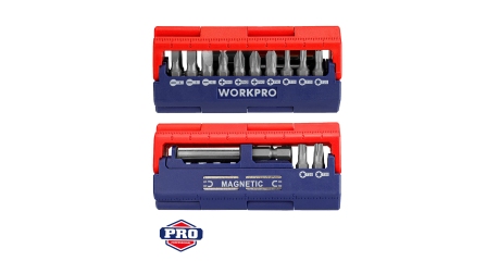 Биты с держателем 13 предметов WP221062 WORKPRO
