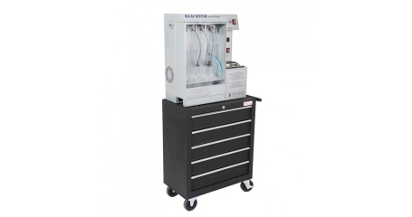 BLU STAR EVO PROFI Установка для проверки форсунок на тележке c ультразвуковой ванной, SPIN (Италия)