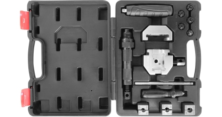 Набор для развальцовки трубок 4.75-6 мм с гидравлическим приводом 16 предметов Thorvik BPFTH