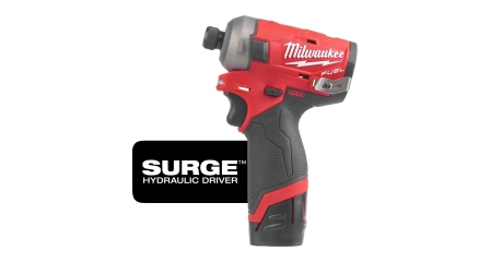 Аккумуляторный гидравлический импульсный винтоверт Milwaukee M12 FQID-202X FUEL SURGE (Li-Ion2Ач)  (Арт. 4933464973)