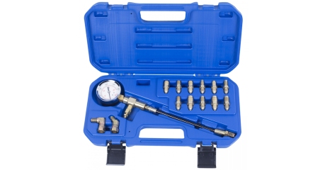 Манометр для измерения давления в тормозных системах, 14 предметов МАСТАК 120-50024C