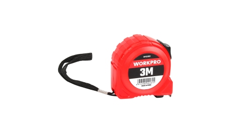Рулетка пластмассовая 3м*16мм WP261002 WORKPRO