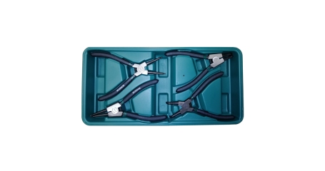 Набор инструмента ROSSVIK LST005 (щипцы для стопорных колец), ложемент, 4 предмета