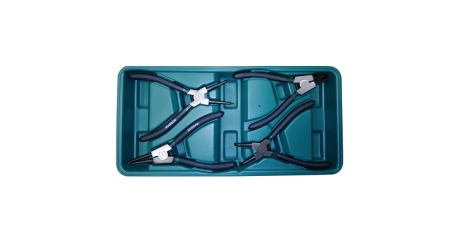 Набор инструмента ROSSVIK LST005 (щипцы для стопорных колец), ложемент, 4 предмета