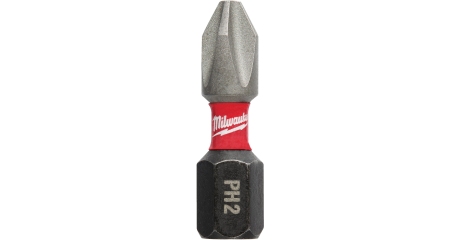 Бита Milwaukee Shockwave PH2 25мм 2шт (4932430852)