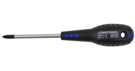 Отвертка стержневая крестовая FULL STAR, PH1х75 мм JONNESWAY D04P175