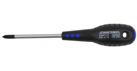 Отвертка стержневая крестовая FULL STAR, PH1х75 мм JONNESWAY D04P175