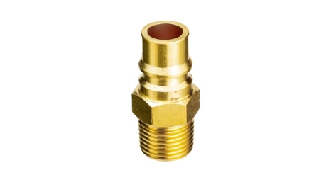 GARWIN PRO 808216-34 Пневморазъём металлический высокой пропускной способности "папа" - наружная резьба 3/4", латунь